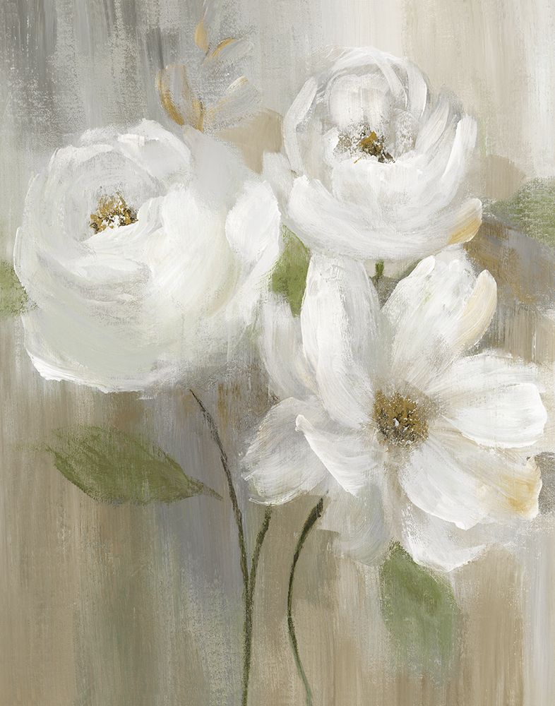Soft Poppy Trio II art print by Nan for $57.95 CAD
