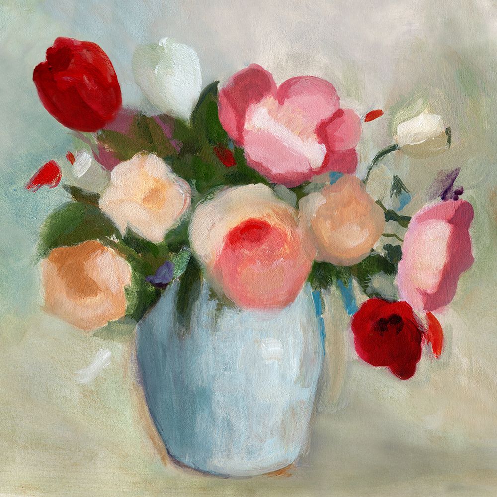 Bright Floral I art print by Charity Henderson for $57.95 CAD