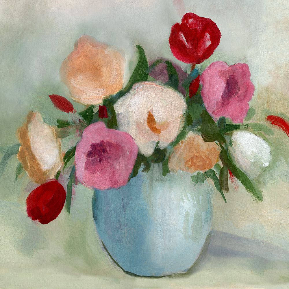 Bright Floral II art print by Charity Henderson for $57.95 CAD