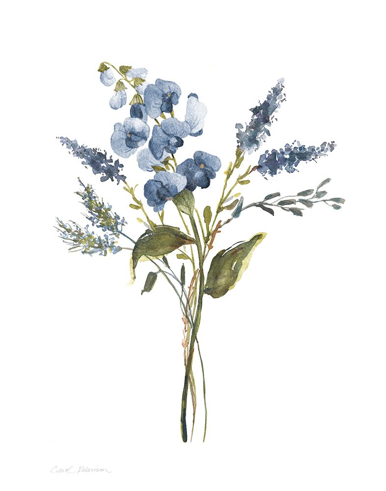 Afternoon Blues I art print by Carol Robinson for $57.95 CAD