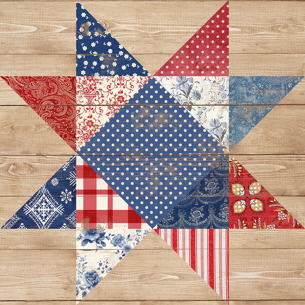 American Star Quilt II art print by Susan Arnot for $57.95 CAD