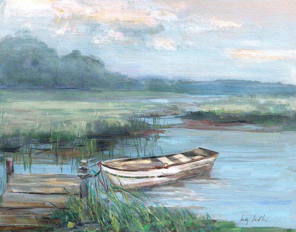 Meandering River Ride art print by Sally Swatland for $57.95 CAD