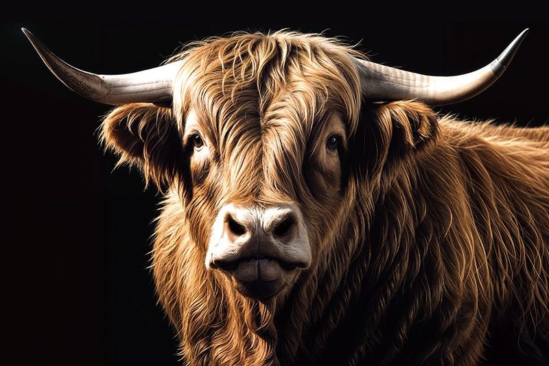 Highland Bull art print by Susan Arnot for $57.95 CAD