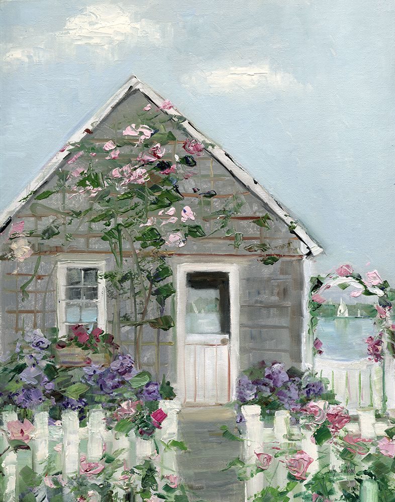 Coastal Cottage I art print by Sally Swatland for $57.95 CAD