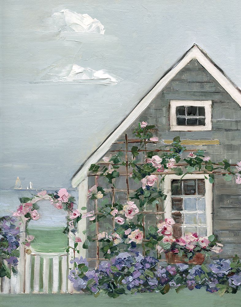 Coastal Cottage II art print by Sally Swatland for $57.95 CAD