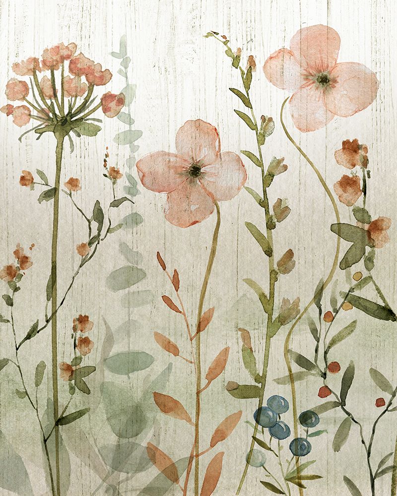 Wildflower Sketchbook I art print by Livi Finn for $57.95 CAD
