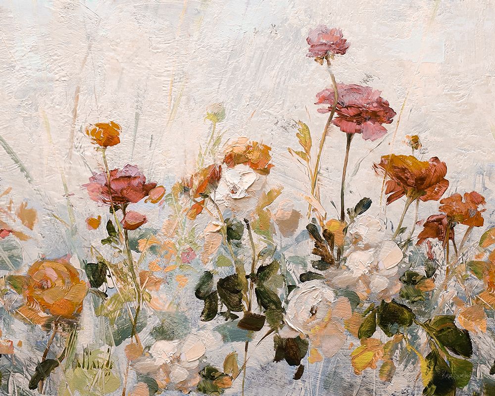 Persian Buttercups Near Fall art print by Katie Swatland for $57.95 CAD