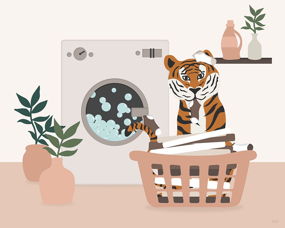 Jungle Laundry II art print by Natalie Carpentieri for $57.95 CAD