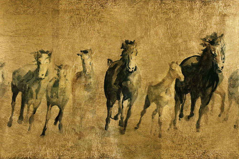 Running Wild Gold art print by Carol Robinson for $57.95 CAD