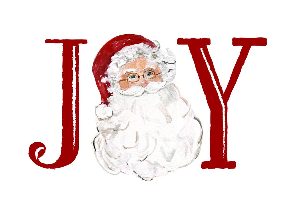 Santa Joy art print by Sally Swatland for $57.95 CAD