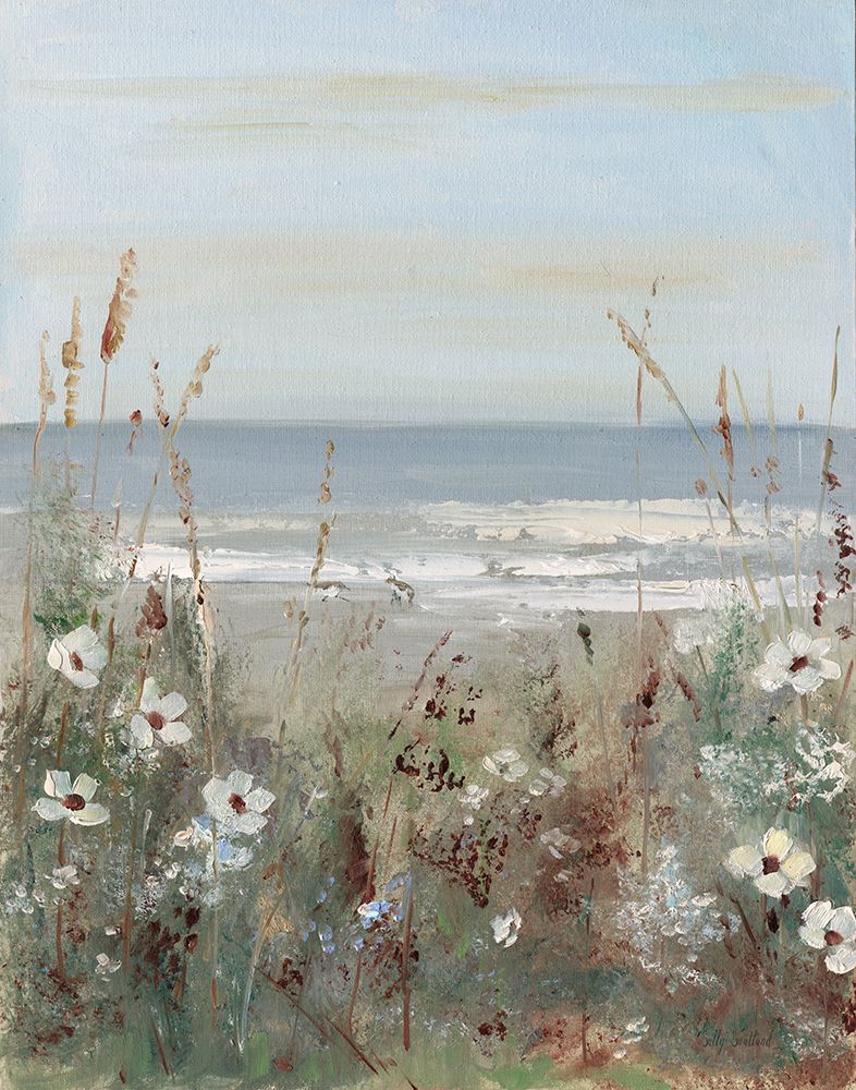 Wildflower Coastline I art print by Sally Swatland for $57.95 CAD