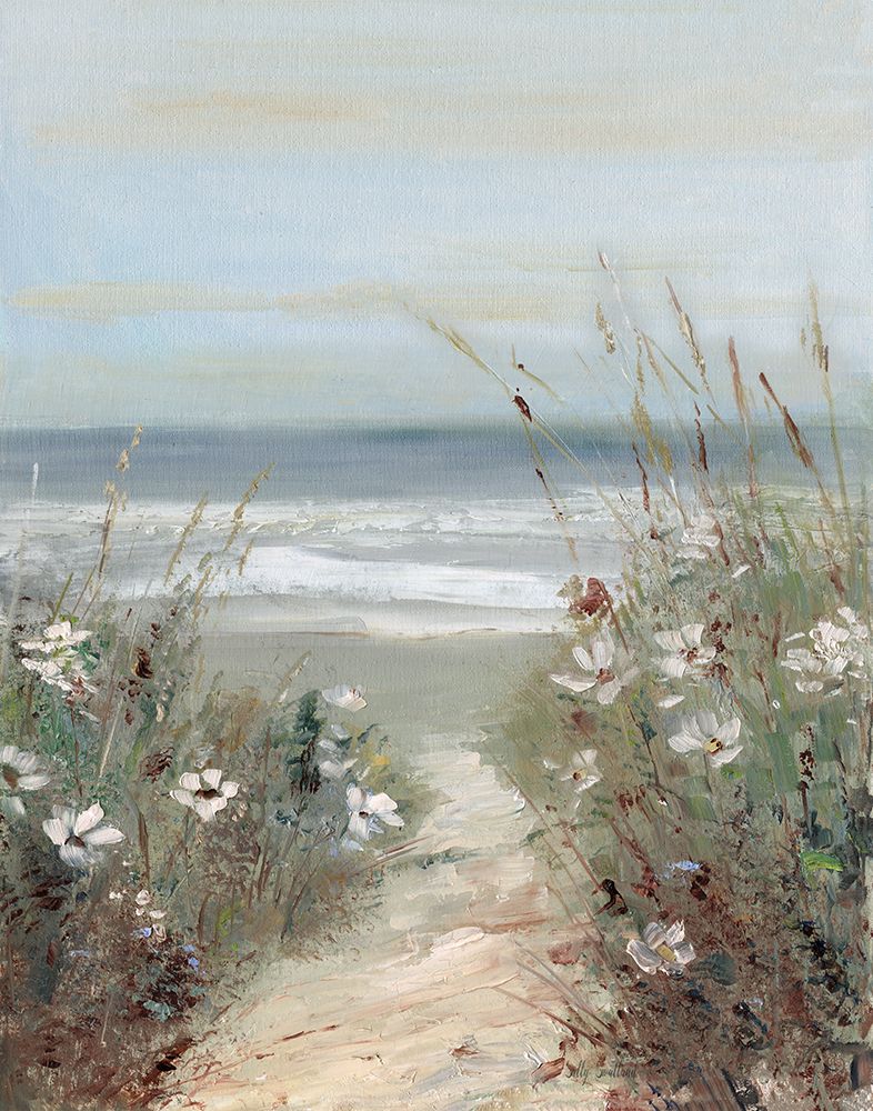 Wildflower Coastline II art print by Sally Swatland for $57.95 CAD