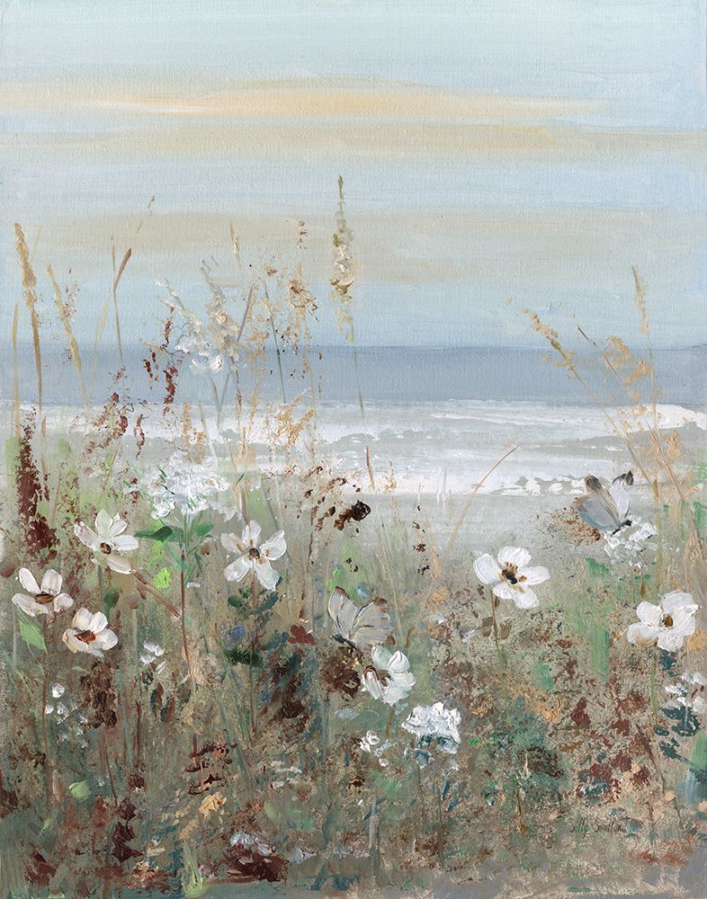 Wildflower Coastline III art print by Sally Swatland for $57.95 CAD