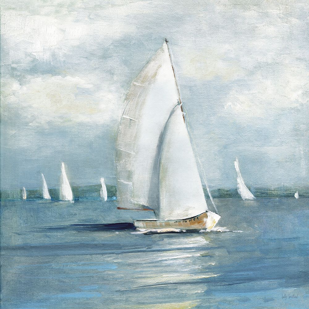 Sailing Regatta I art print by Sally Swatland for $57.95 CAD