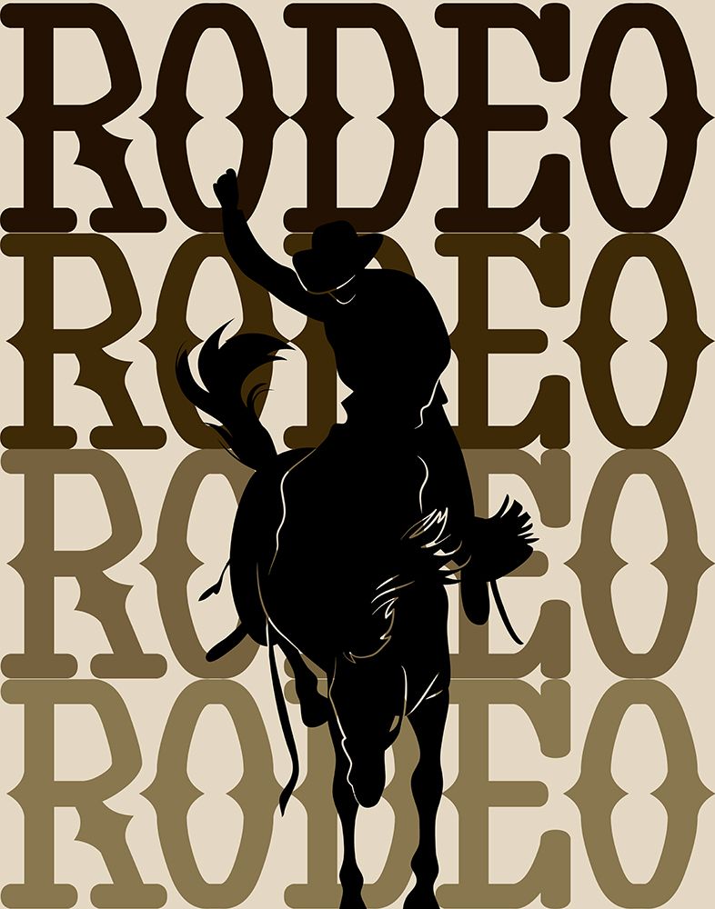 Rodeo art print by CAD Design for $57.95 CAD