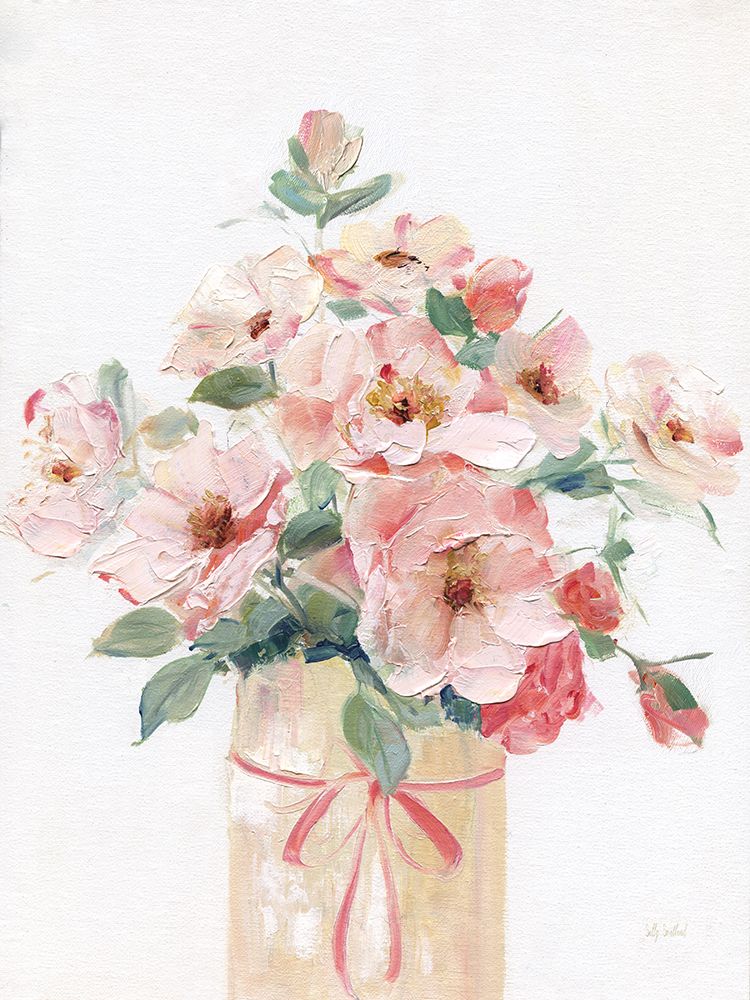 Sweet Bow Bouquet I art print by Sally Swatland for $57.95 CAD