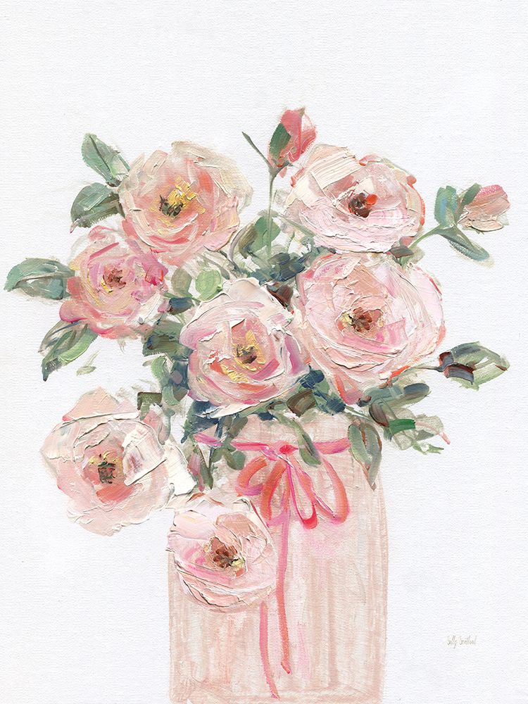 Sweet Bow Bouquet II art print by Sally Swatland for $57.95 CAD