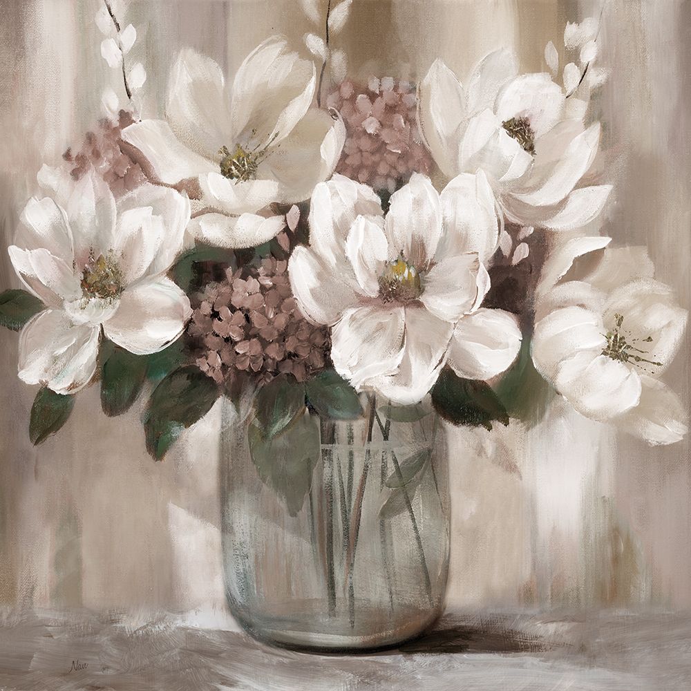 Fall Magnolias art print by Nan for $57.95 CAD