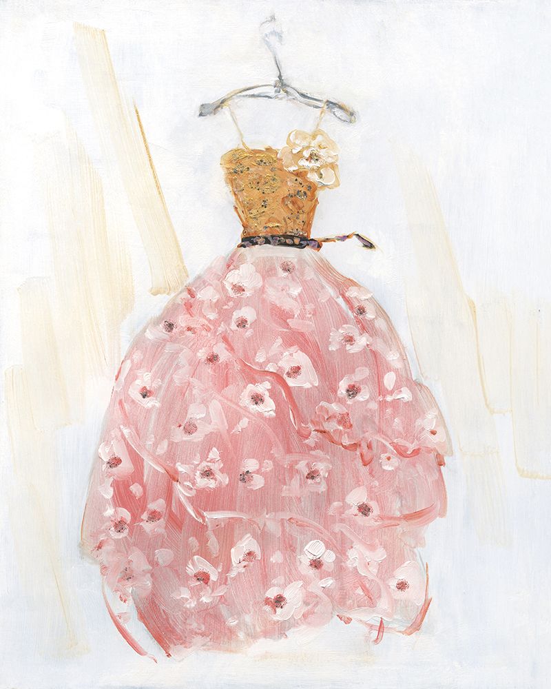 Blush Gown I art print by Sally Swatland for $57.95 CAD