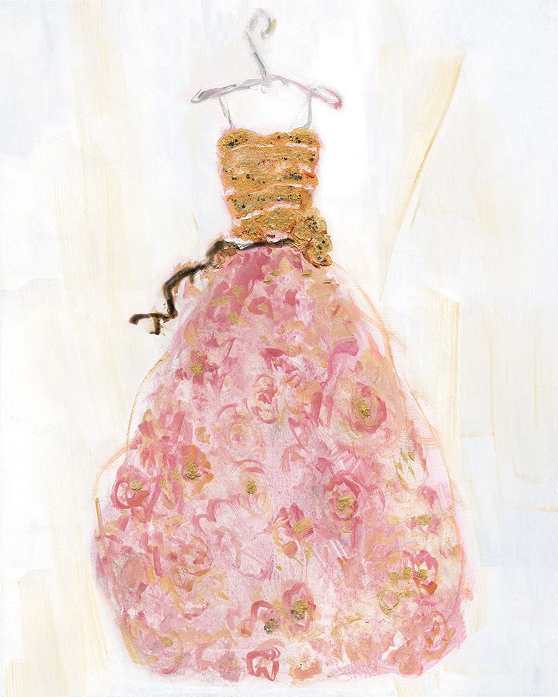 Blush Gown II art print by Sally Swatland for $57.95 CAD