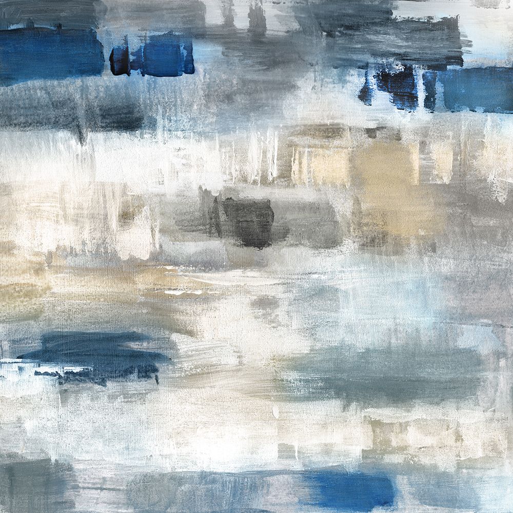Blue Staccato art print by Charity Henderson for $57.95 CAD