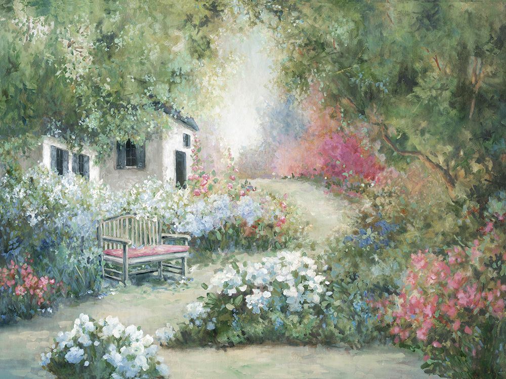 Cottage Garden Path art print by Carol Robinson for $57.95 CAD