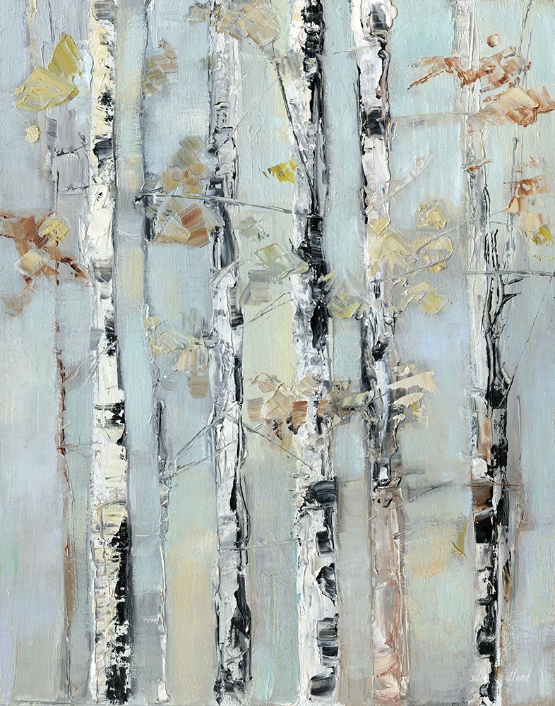 Birchwood Morning I art print by Sally Swatland for $57.95 CAD