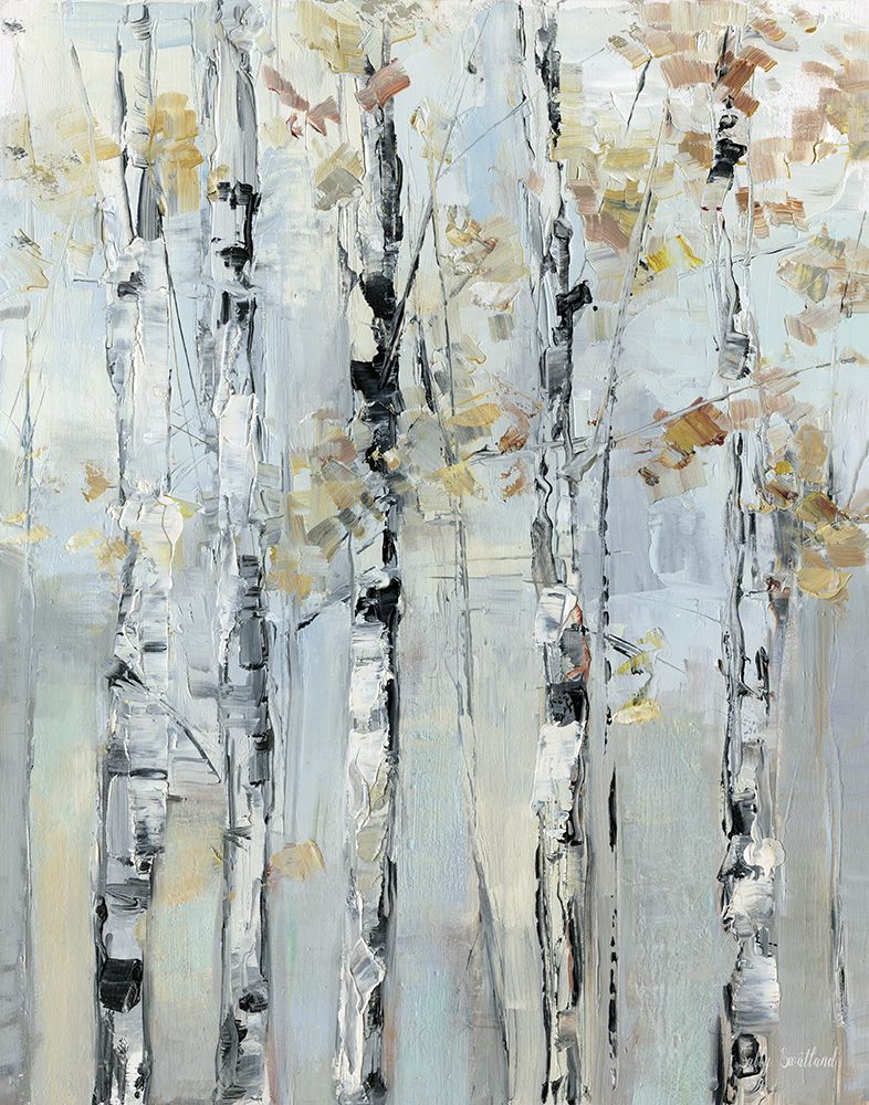 Birchwood Morning II art print by Sally Swatland for $57.95 CAD