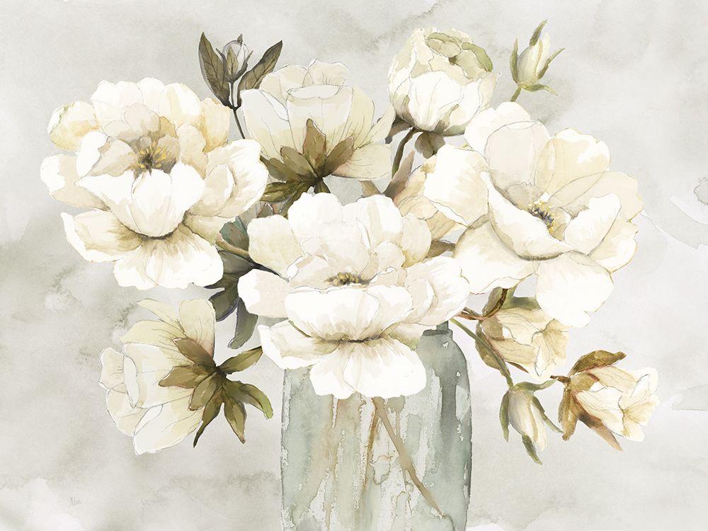 Peony Providence art print by Nan for $57.95 CAD