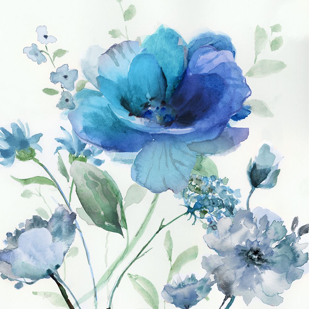 Watercolor Floral II art print by Nan for $57.95 CAD