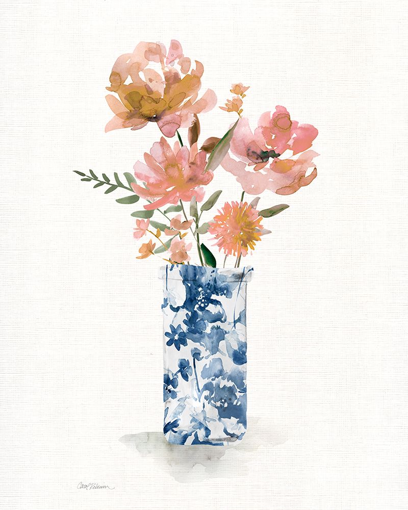 Blushing Chinoiserie II art print by Carol Robinson for $57.95 CAD