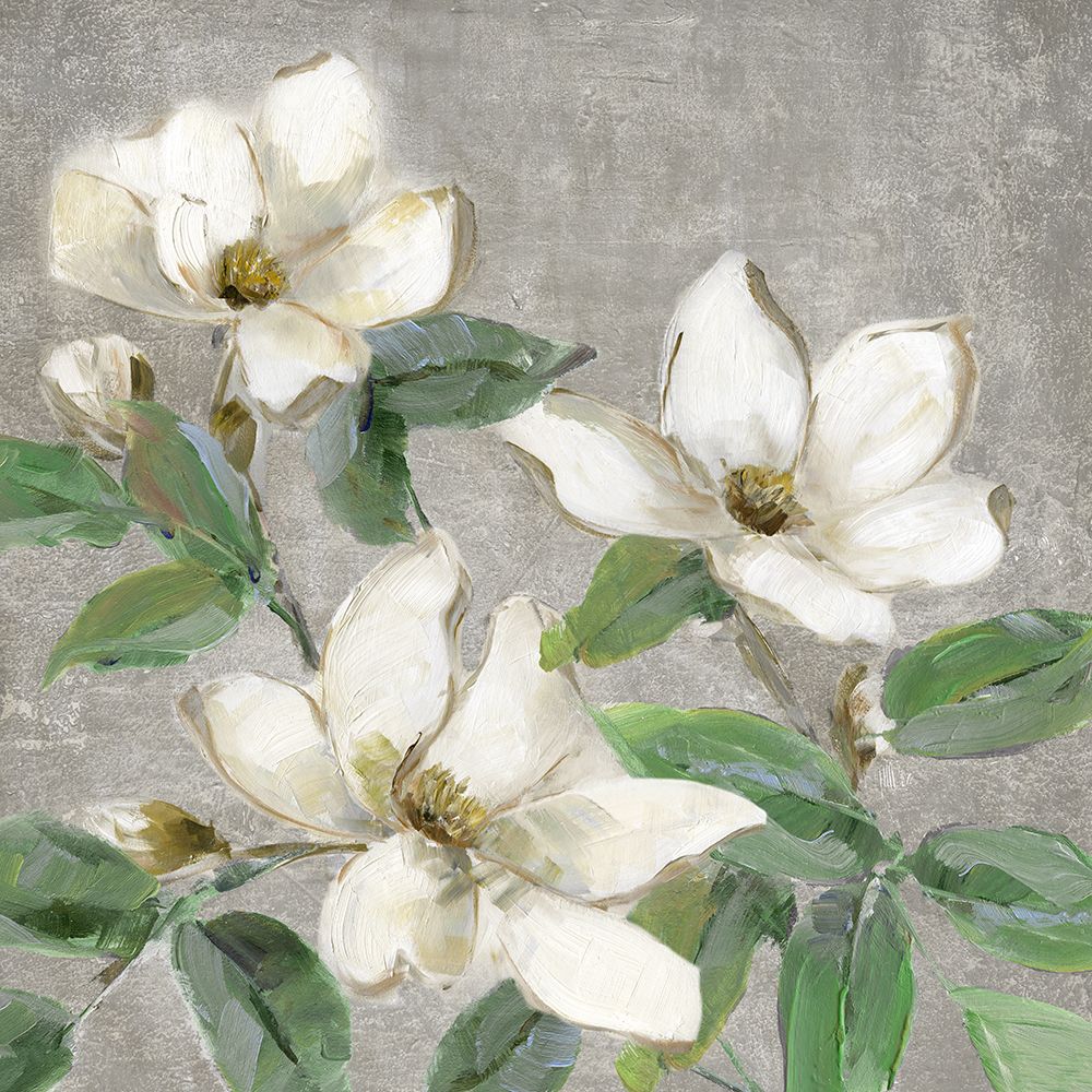 Glimmering Magnolias I art print by Sally Swatland for $57.95 CAD
