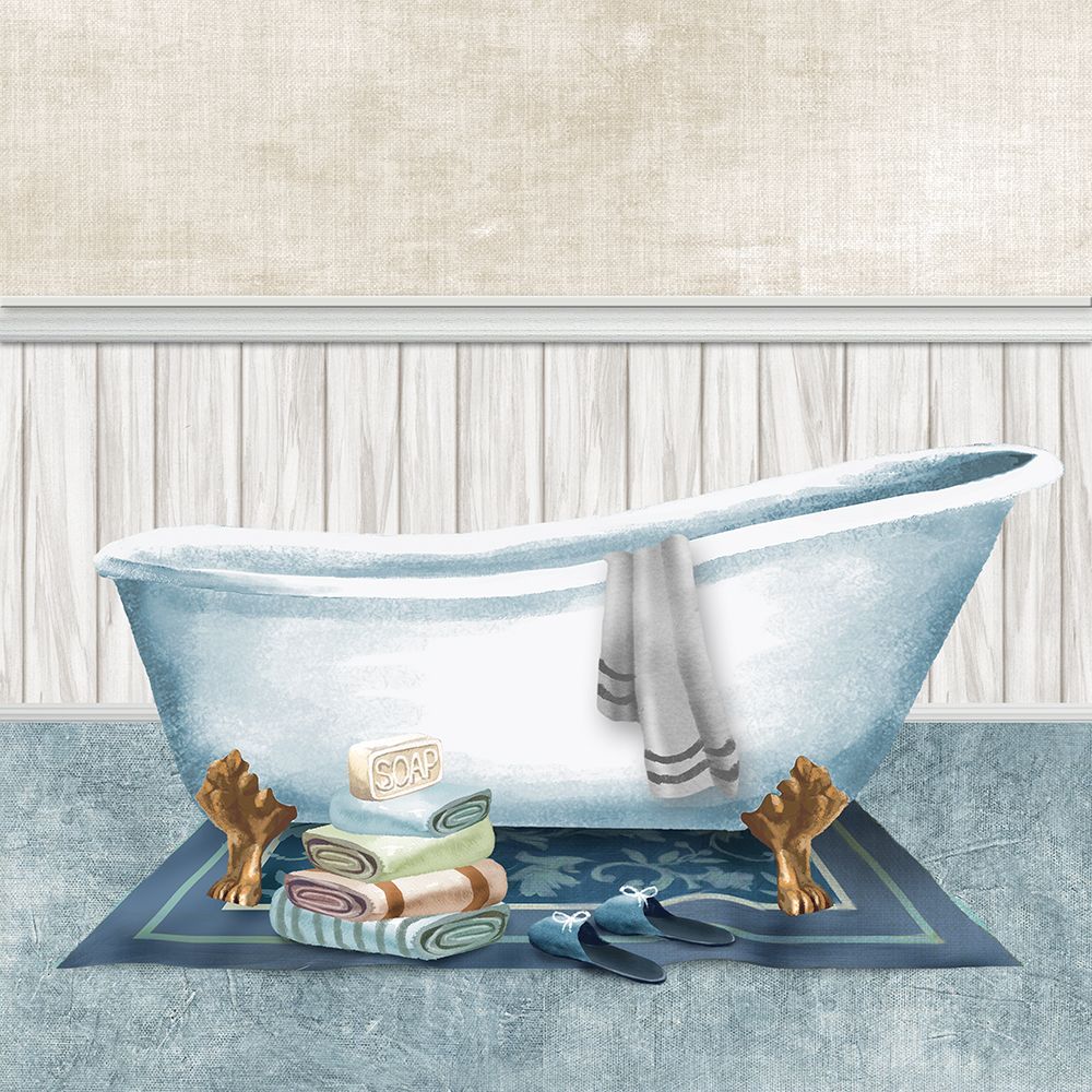 Bathing Blues II art print by Conrad Knutsen for $57.95 CAD