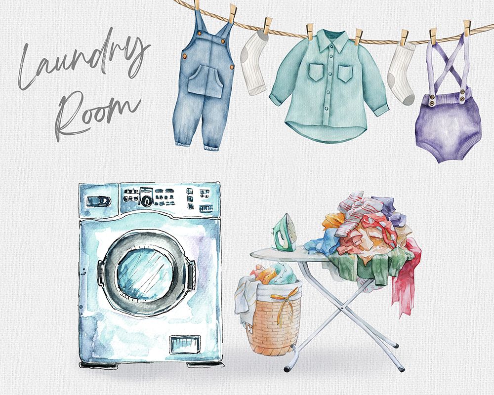 Laundry Room art print by Conrad Knutsen for $57.95 CAD