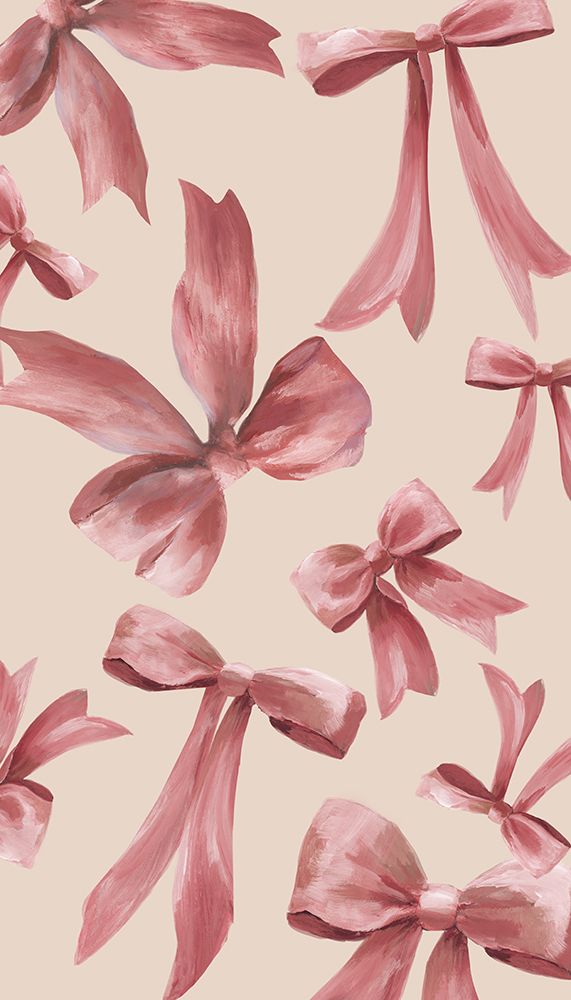 Blushy Bows Variety art print by Nan for $57.95 CAD