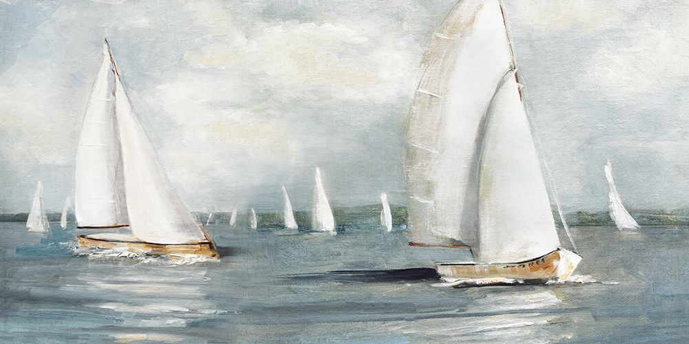 Harbor Regatta art print by Sally Swatland for $57.95 CAD