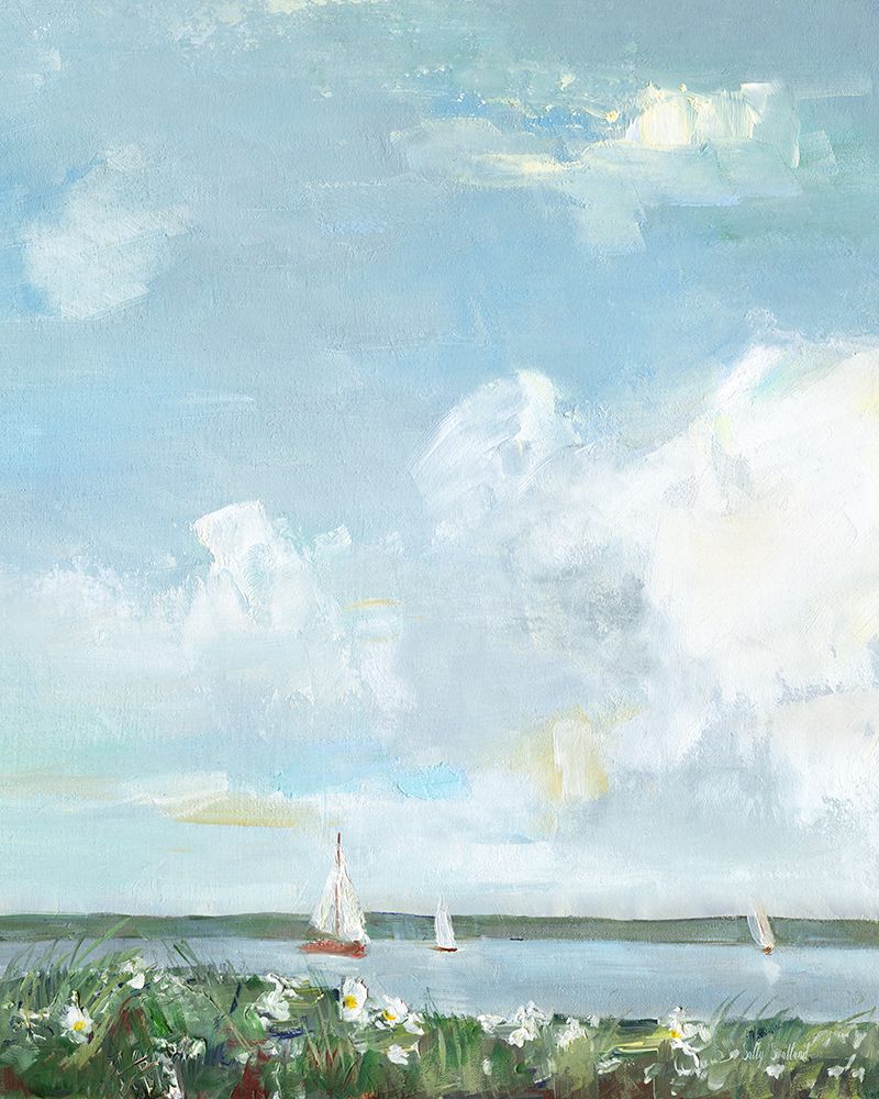 Coastal Clouds I art print by Sally Swatland for $57.95 CAD