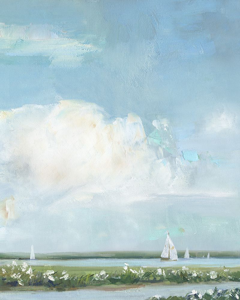 Coastal Clouds II art print by Sally Swatland for $57.95 CAD