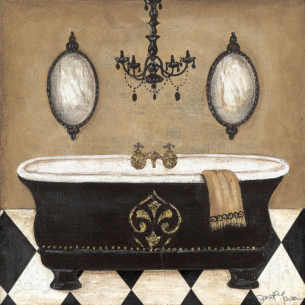 Adorned Bath I art print by Tava Studios for $57.95 CAD