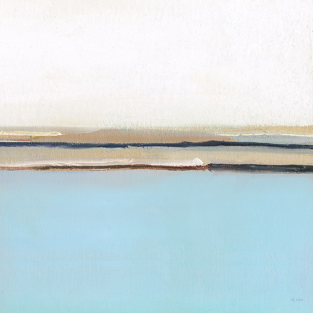 Geometric Inlet II art print by Sally Swatland for $57.95 CAD