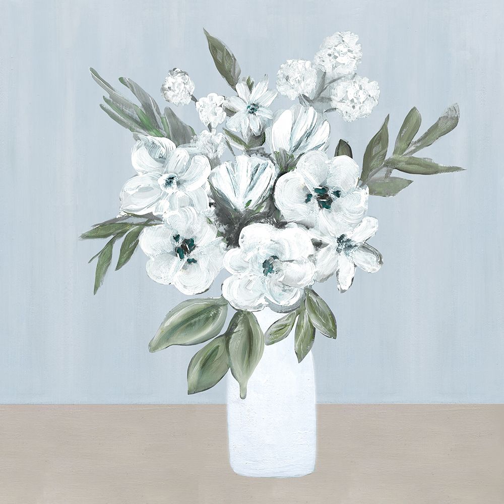 Milk Glass Bouquet II art print by Marilyn Dunlap for $57.95 CAD