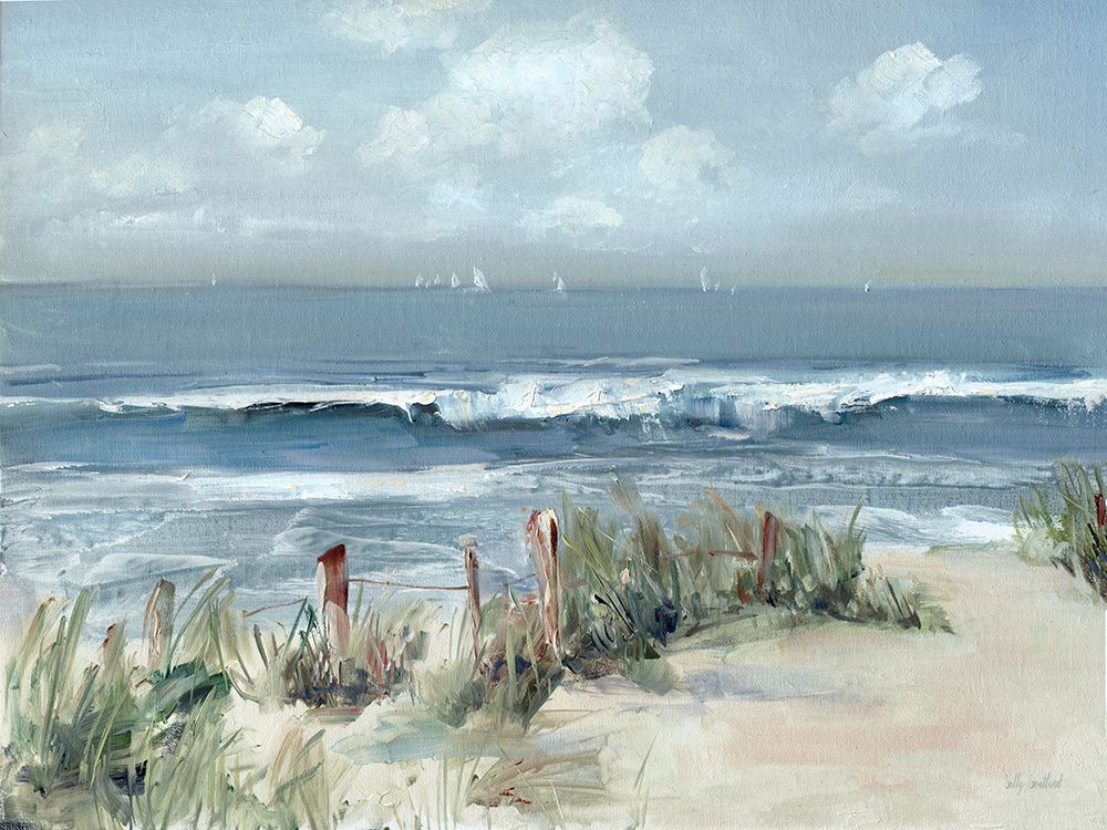 Fair Weather Sailing art print by Sally Swatland for $57.95 CAD