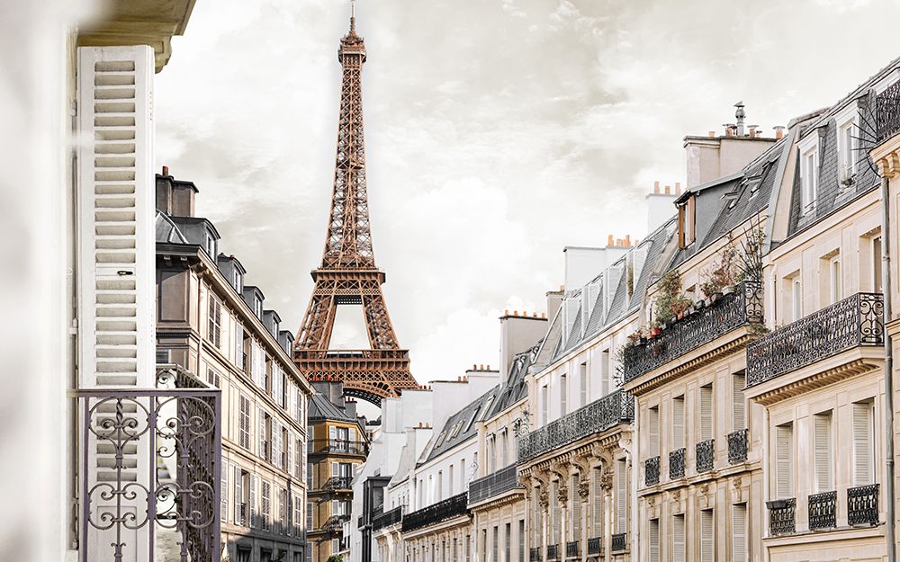 Eiffel View art print by CAD Design for $57.95 CAD