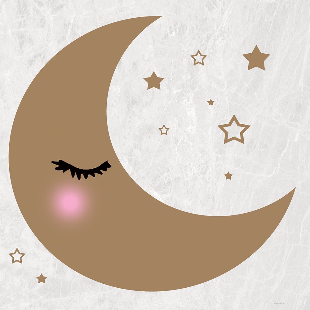 Blushing Moon art print by Daniela Santiago for $57.95 CAD