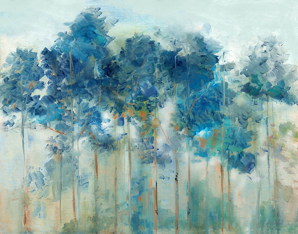 Blue Groves art print by Sally Swatland for $57.95 CAD