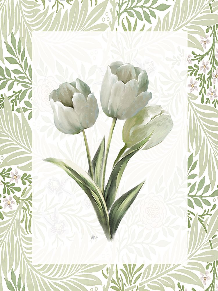 Fresh Tulips I art print by Nan for $57.95 CAD