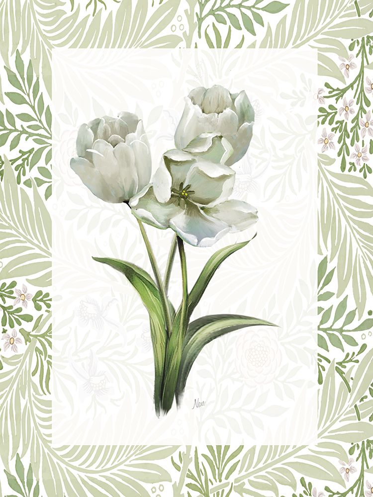 Fresh Tulips II art print by Nan for $57.95 CAD