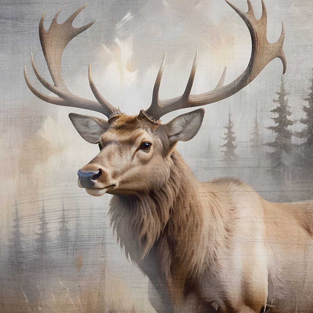 Elk II art print by Susan Arnot for $57.95 CAD