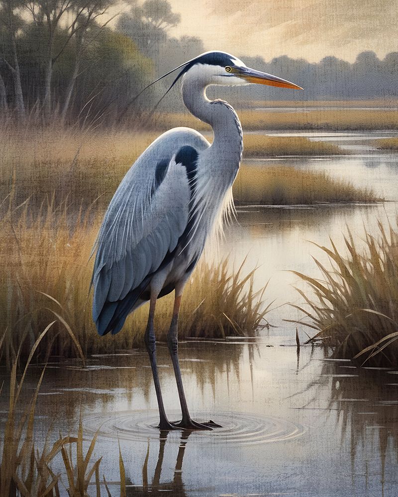 Heron I art print by Susan Arnot for $57.95 CAD