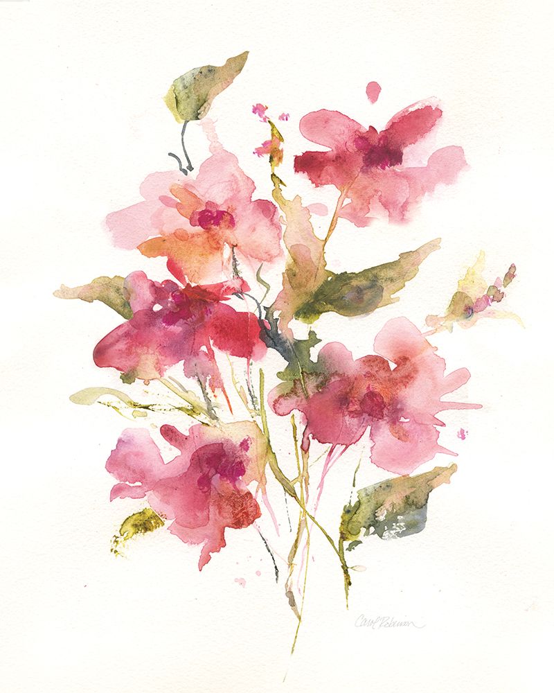 Pink Petals I art print by Carol Robinson for $57.95 CAD
